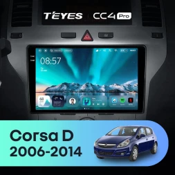Штатная магнитола Teyes CC4 Pro 12/256 Opel Corsa D (2006-2014) F2