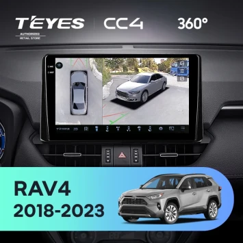 Штатная магнитола Teyes CC4 360 8/128 Toyota RAV4 5 XA50 (2018-2023) F2 Тип-B