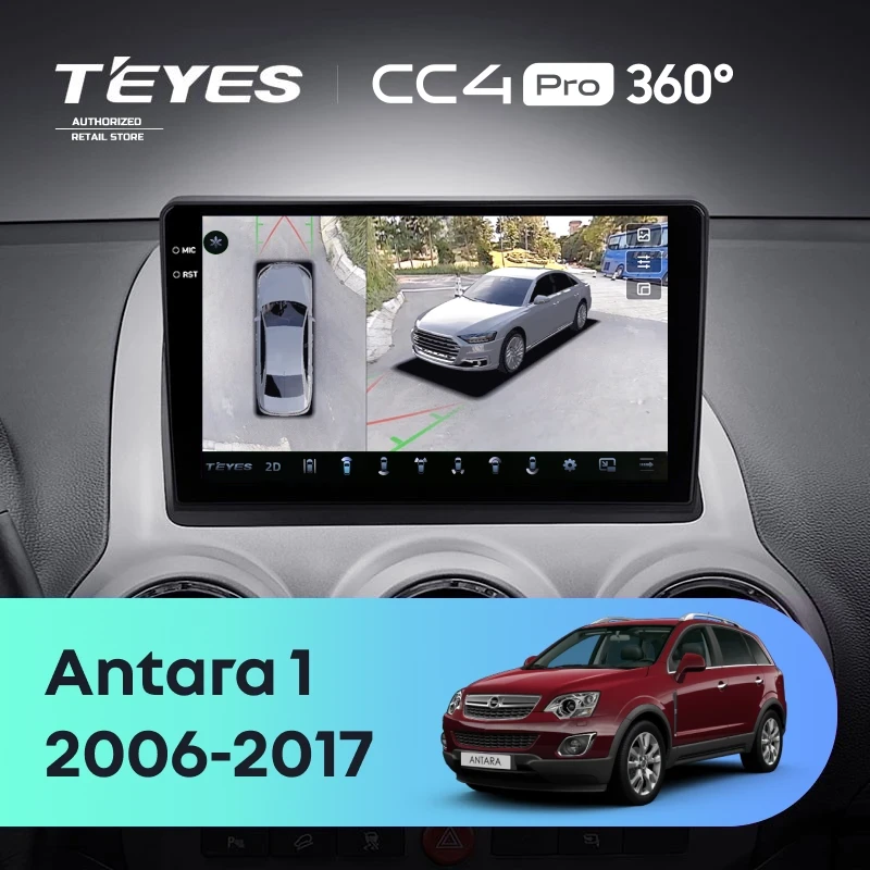 Штатная магнитола Teyes CC4 Pro 360 8/128 Opel Antara 1 (2006-2017)
