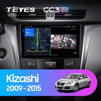 Штатная магнитола Teyes CC3 2K 360 6/128 Suzuki Kizashi (2009-2015)