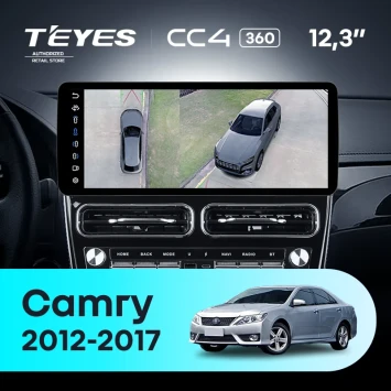 Штатная магнитола Teyes CC4 12.3" 8/128 Toyota Camry XV55 XV50 (2012-2017) F2