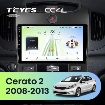 Штатная магнитола Teyes CC4L 4/64 Kia Cerato 2 TD (2008-2013) F4