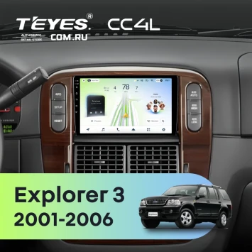 Штатная магнитола Teyes CC4L 6/64 с DTS Ford Explorer 3 (2001-2006)