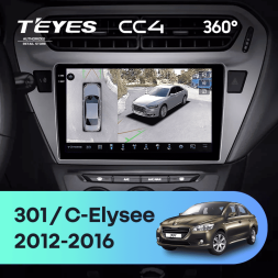Штатная магнитола Teyes CC4 360 6/64 Citroen C-Elysee (2012-2016) F2