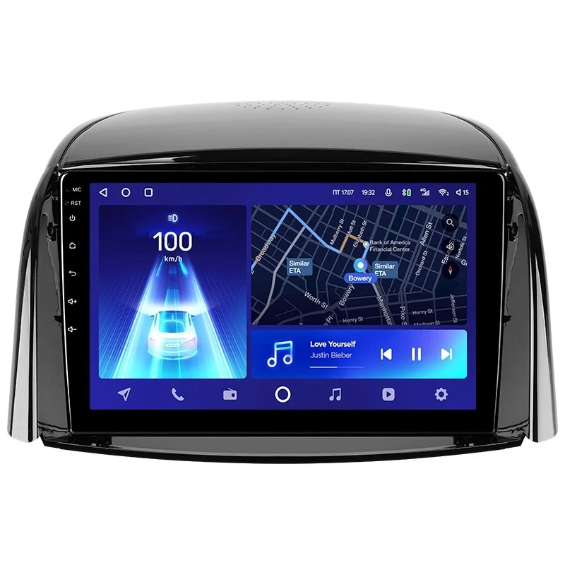 Переходная рамка Renault Koleos (2008-2016) (9")
