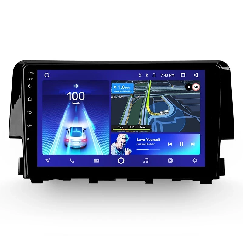 Переходная рамка Honda Civic 10 FC FK (2015-2020) (9")
