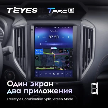 Штатная магнитола Tesla style Teyes TPRO 2 6/128 Subaru Forester 5 SK S14 (2018-2021)