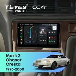 Штатная магнитола Teyes CC4 8/128 Toyota Cresta (1996-2000)