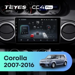 Штатная магнитола Teyes CC4 Pro 12/256 Toyota Corolla Rumion E150 (2007-2016)