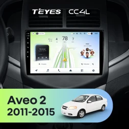 Штатная магнитола Teyes CC4L 6/64 с DTS Chevrolet Aveo 2 (2011-2015)