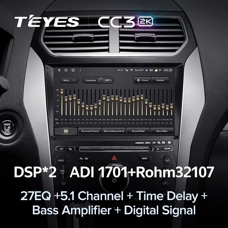 Штатная магнитола Teyes CC3 2K 360 6/128 Ford Explorer 5 (2011-2019) Тип-A