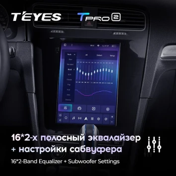 Штатная магнитола Tesla style Teyes TPRO 2 4/64 Volkswagen Golf 7 (2012-2020)