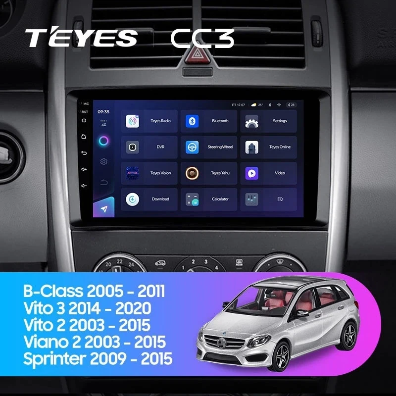 Штатная магнитола Teyes CC3L 4/64 Mercedes-Benz Sprinter W906 (2006+)