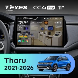 Штатная магнитола Teyes CC4 Pro 12/256 Volkswagen Tharu (2021-2026) (11")