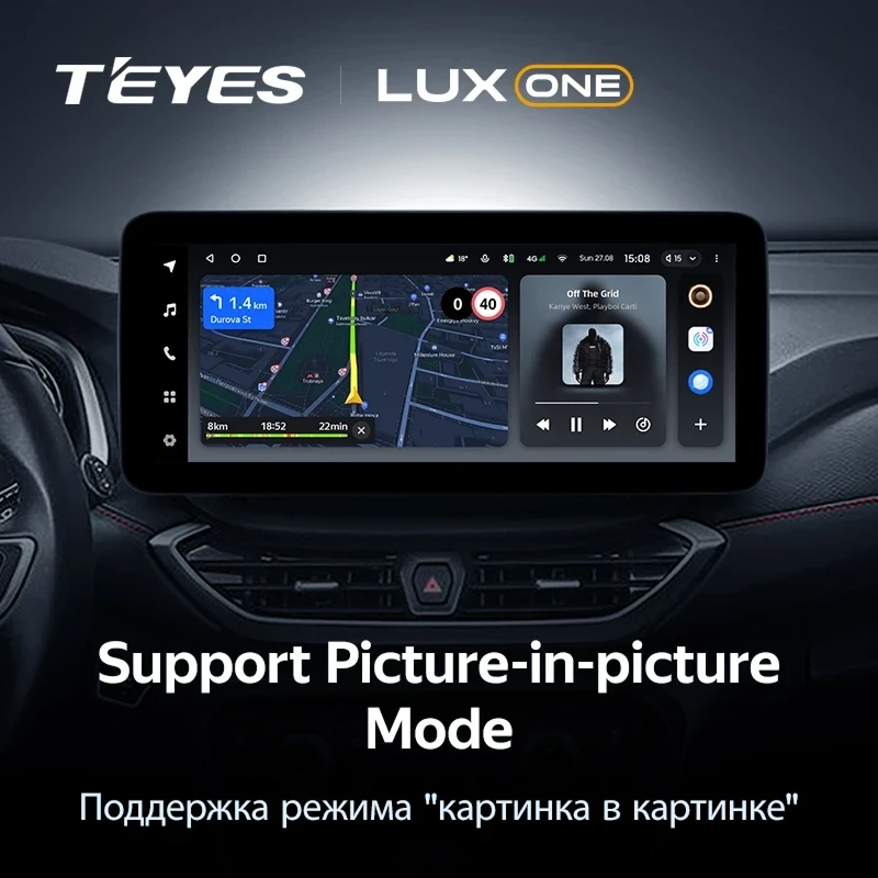Штатная магнитола Teyes LUX ONE 6/128 Chevrolet Orlando 2 (2018-2023) Тип-B