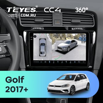 Штатная магнитола Teyes CC4 360 6/64 Volkswagen Golf 2017+