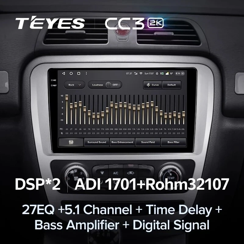 Штатная магнитола Teyes CC3 2K 4/64 JAC T6 (2015-2021)