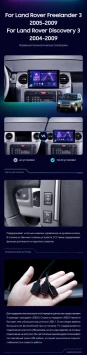 Штатная магнитола Teyes CC3 2K 4/64 Land Rover Freelander 3 (2005-2009)