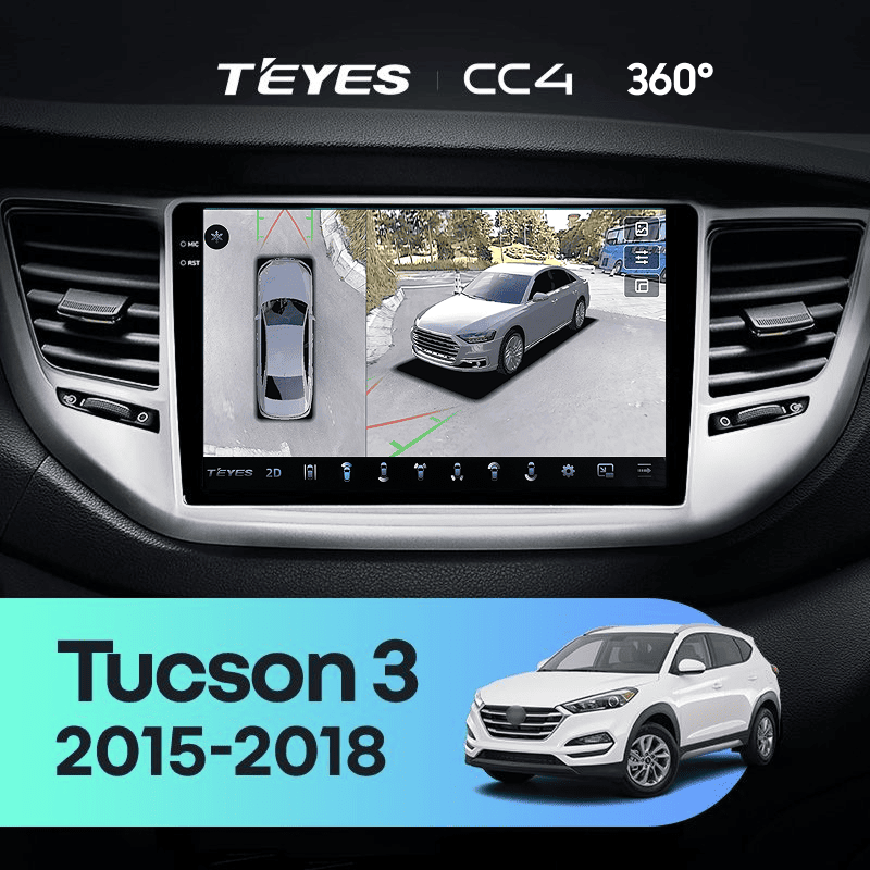 Штатная магнитола Teyes CC4 360 6/64 Hyundai Tucson 3 (2015-2018) Тип-B