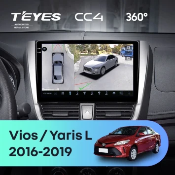 Штатная магнитола Teyes CC4 360 8/128 Toyota Yaris L (2016-2019)