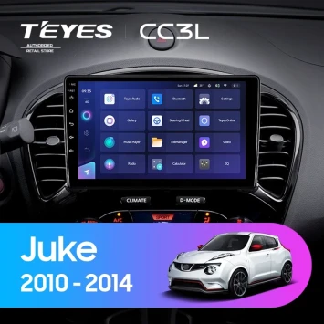 Штатная магнитола Teyes CC3L 4/32 Nissan Juke (2010-2014) Тип-A