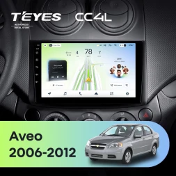 Штатная магнитола Teyes CC4L 6/64 с DTS Chevrolet Aveo T250 (2006-2012)
