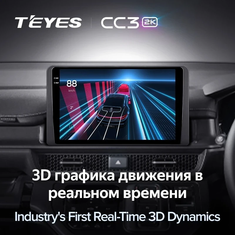Штатная магнитола Teyes CC3 2K 360 6/128 Honda Stepwgn 6 2022+ Правый руль