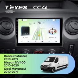 Штатная магнитола Teyes CC4L 4/64 Nissan NV400 (2010-2020) F2