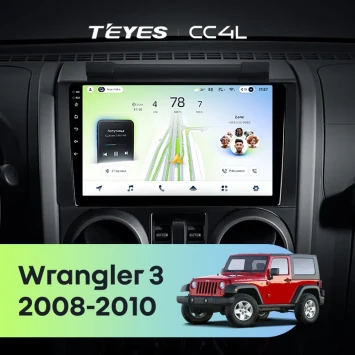 Штатная магнитола Teyes CC4L 4/64 Jeep Wrangler 3 JK (2008-2010) F1