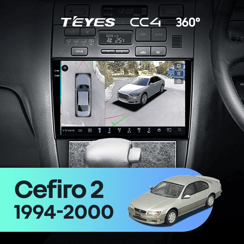 Штатная магнитола Teyes CC4 360 6/64 Nissan Cefiro 2 A32 (1994-2000) F1