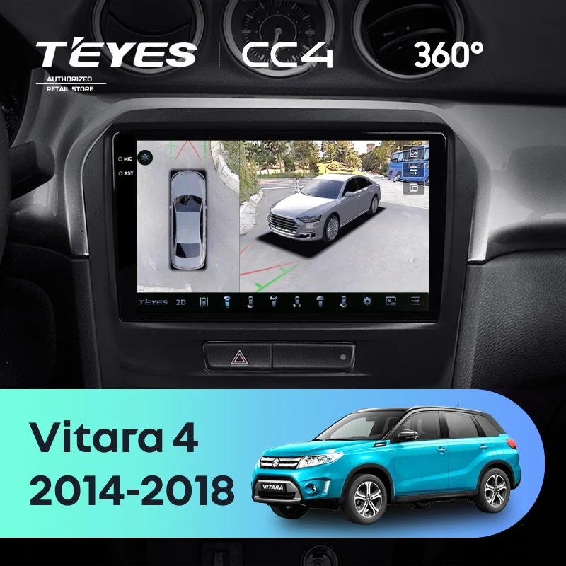 Штатная магнитола Teyes CC4 360 6/64 Suzuki Vitara 2 (2014-2018)