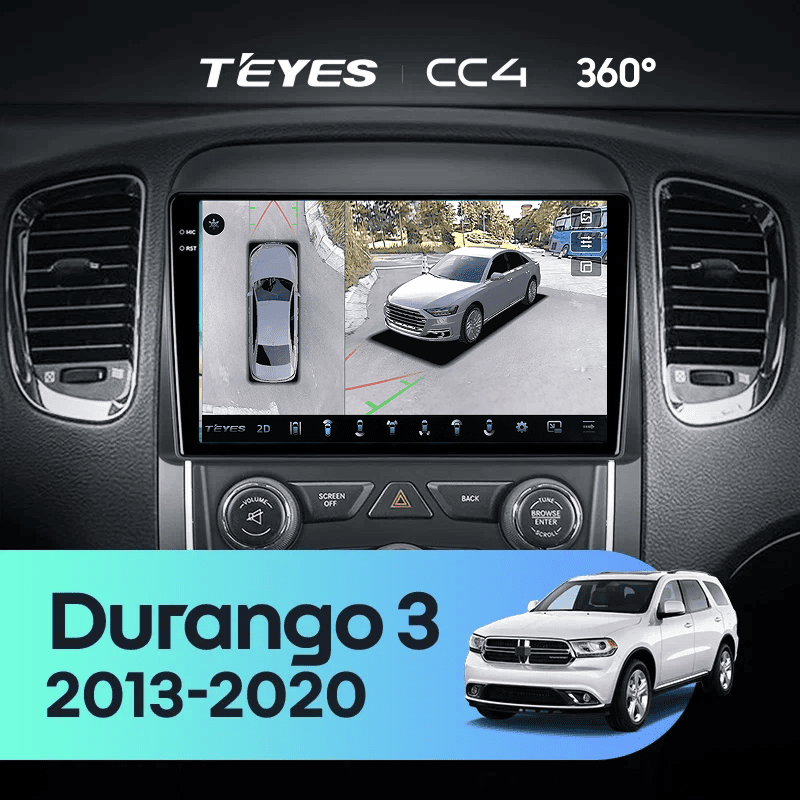 Штатная магнитола Teyes CC4 360 6/64 Dodge Durango 3 (2013-2020)