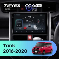 Штатная магнитола Teyes CC4 Pro 8/128 Toyota Tank (2016-2020) Правый руль