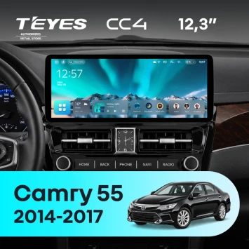 Штатная магнитола Teyes CC4 12.3" 6/64 Toyota Camry 55 (2014-2017)