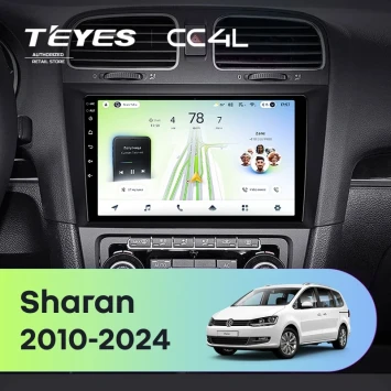 Штатная магнитола Teyes CC4L 6/64 с DTS Volkswagen Sharan (2010-2024)