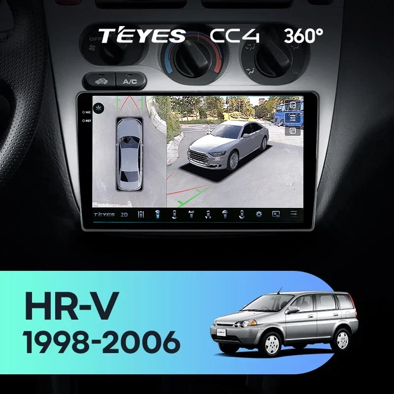 Штатная магнитола Teyes CC4 360 6/64 Honda HR-V 1 (1998-2006)