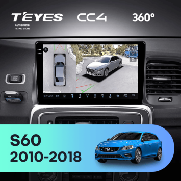 Штатная магнитола Teyes CC4 360 8/128 Volvo S60 Y20 (2010-2018)