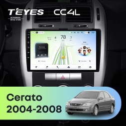 Штатная магнитола Teyes CC4L 6/64 с DTS Kia Cerato (2004-2008) F2