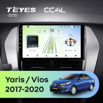 Штатная магнитола Teyes CC4L 6/64 с DTS Toyota Yaris (2017-2020) F2