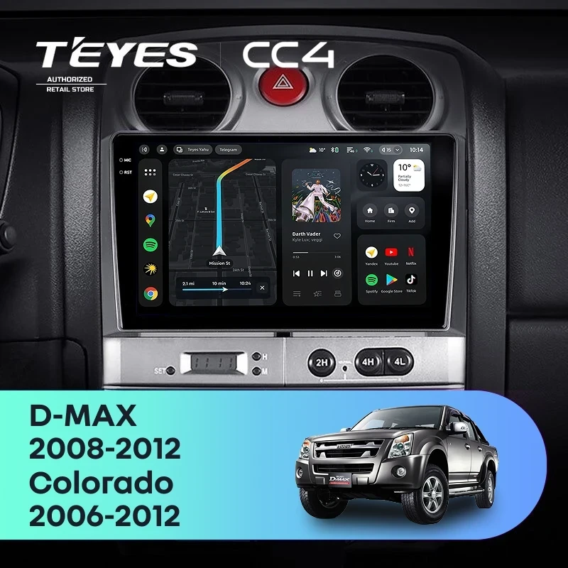 Штатная магнитола Teyes CC4 6/64 Chevrolet Colorado (2006-2012)