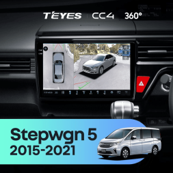 Штатная магнитола Teyes CC4 360 6/64 Honda Stepwgn 5 (2015-2021) правый руль