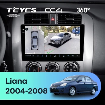 Штатная магнитола Teyes CC4 360 6/64 Suzuki Liana 1 (2004-2008)