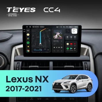 Штатная магнитола Teyes CC4 6/64 Lexus NX (2017-2021) F2