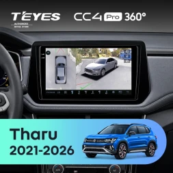 Штатная магнитола Teyes CC4 Pro 360 8/128 Volkswagen Tharu (2021-2026)