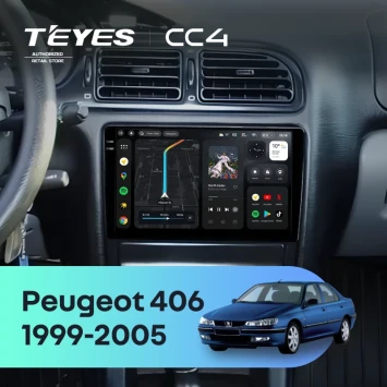 Штатная магнитола Teyes CC4 6/64 Peugeot 406 (1999-2005)