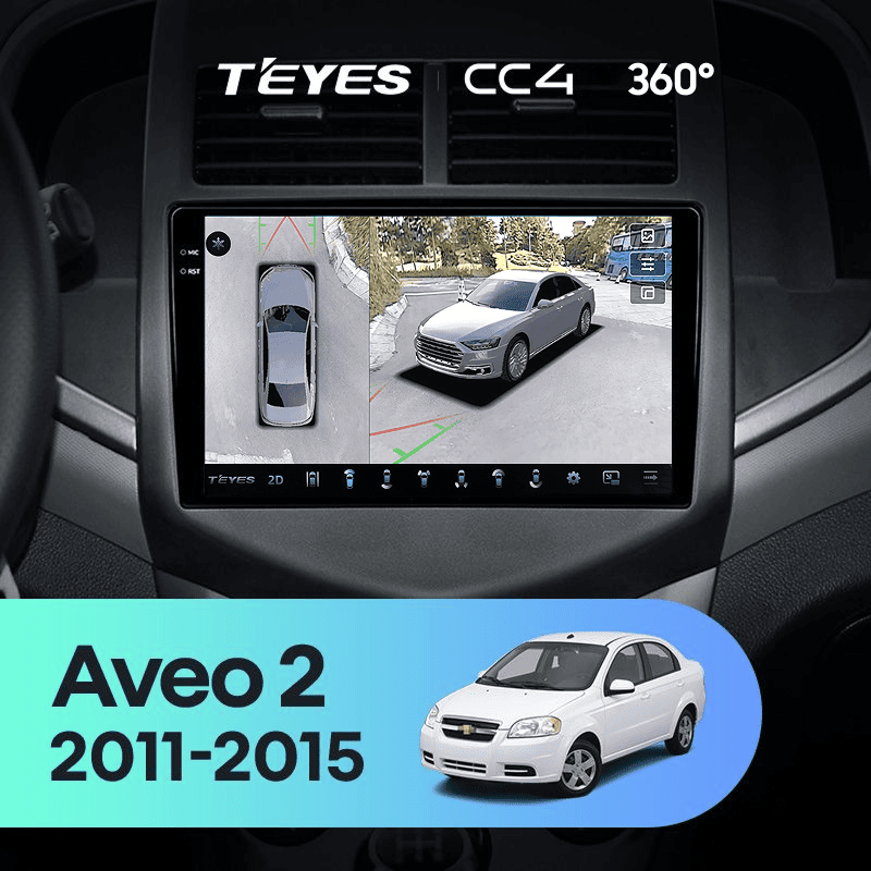 Штатная магнитола Teyes CC4 360 6/64 Chevrolet Aveo 2 (2011-2015)