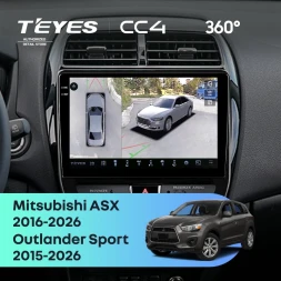 Штатная магнитола Teyes CC4 360 8/128 Mitsubishi ASX (2016-2026) F2