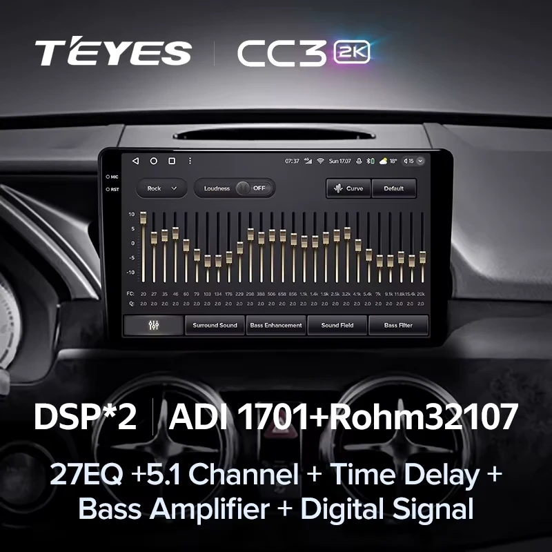 Штатная магнитола Teyes CC3 2K 4/32 Mercedes-Benz GLK-Class X204 (2012-2015)