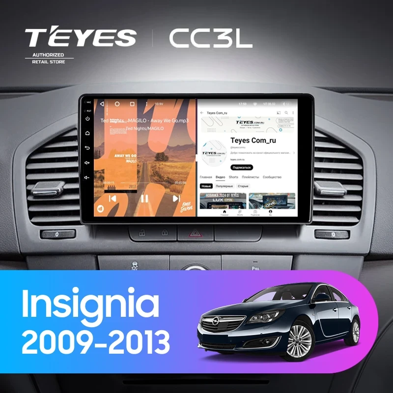 Штатная магнитола Teyes CC3L 4/64 Opel Insignia (2009-2013)