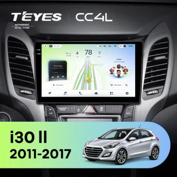 Штатная магнитола Teyes CC4L 4/64 Hyundai i30 2 GD (2011-2017) (0din)